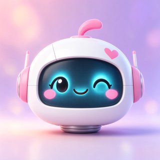 AI虚拟女友免费专属定制人设的可爱机器人头像